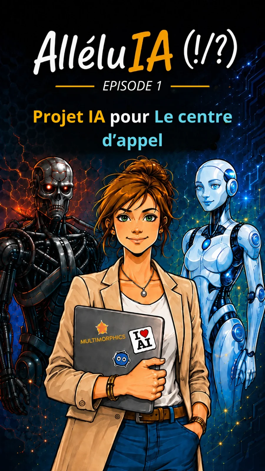 Couverture AlléluIA, épisode 1 : Projet IA pour le centre d’appel