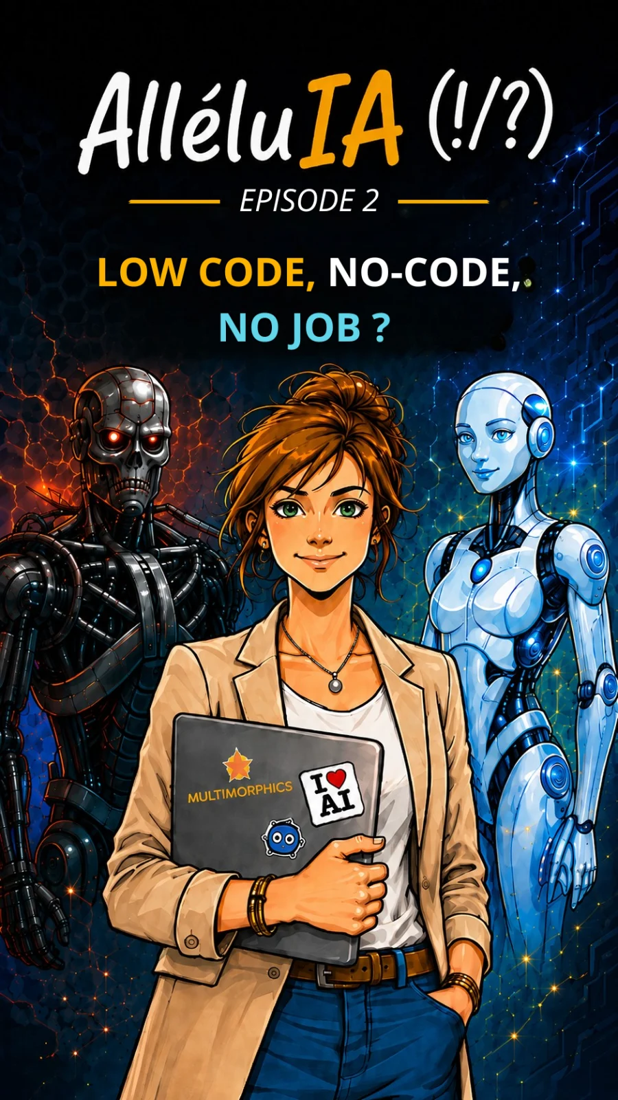 Couverture AlléluIA, épisode 2 : Low code, no-code, no job ?